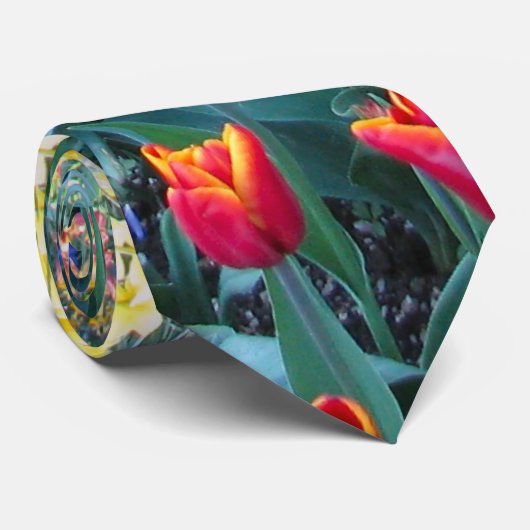 チューリップの庭 ネクタイ (ロール)