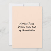 チューリップの招待状 招待状 (裏面)