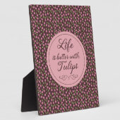 チューリップの方が生活が良い – パターン フォトプラーク (側面)