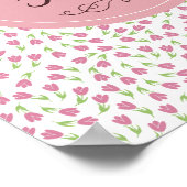 チューリップの方が生活が良い – パターン ポスター (角)