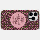 チューリップの方が生活が良い – パターン Case-Mate iPhoneケース (裏面 (横))