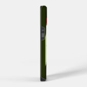 チューリップの春のモノグラム iPhoneケース (右側面)