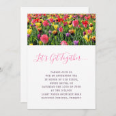 チューリップの春の祭典 招待状 (正面/裏面)