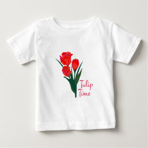 チューリップの時間 ベビーTシャツ