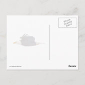 チューリップの木に生えたハゲのワシ ポストカード (裏面)