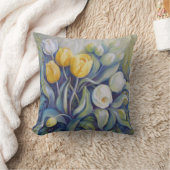 チューリップの枕 クッション (ブランケット)