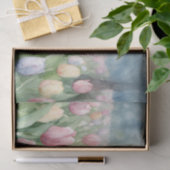 チューリップの牧草地のイースターバニー 薄葉紙 (ギフト)