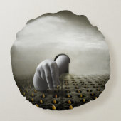 チューリップの盗人2013年 ラウンドクッション (裏面)