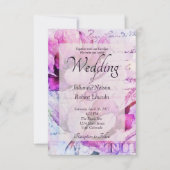 チューリップの結婚式招待状 招待状 (正面)