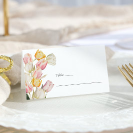 チューリップの結婚式 プレイスカード