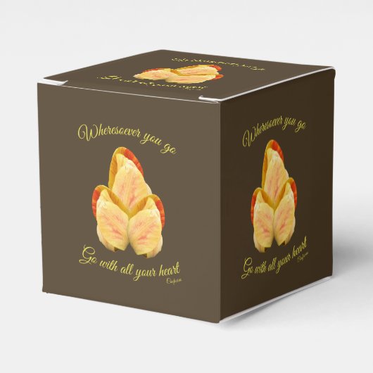 チューリップの花があなたのハートに合感動的う フェイバーボックス (正面サイド)