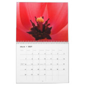チューリップの花の美しさは内にある カレンダー (3月 2027)