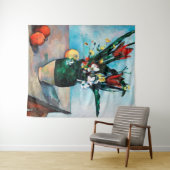 チューリップの花瓶，ポール・セザンヌ タペストリー (インサイチュ(横))