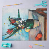 チューリップの花瓶,ポール・セザンヌ 薄葉紙 (クラフト)