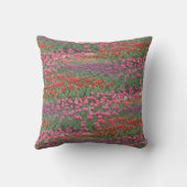 チューリップの花畑 クッション (裏面)