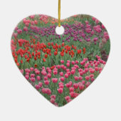 チューリップの花畑 セラミックオーナメント (裏面)