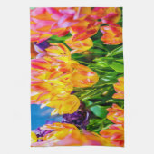 チューリップの花 - 繁栄 キッチンタオル (縦)