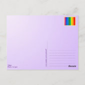 チューリップの郵便はがき ポストカード (裏面)