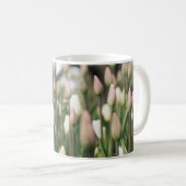 チューリップの開花開始 コーヒーマグカップ (正面右)