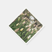 チューリップの開花開始 スタンダードカクテルナプキン (角)