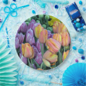 チューリップのColofulの束 ペーパープレート (パーティー)