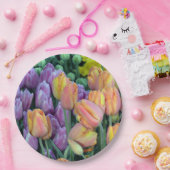 チューリップのColofulの束 ペーパープレート (パーティー)