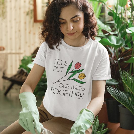 チューリップを合わせよう Tシャツ