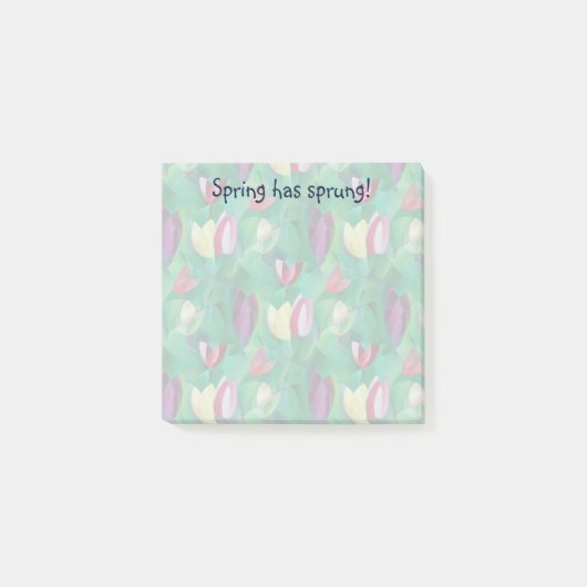 チューリップを忍び込む ポストイット (正面)