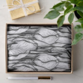 チューリップを白黒で 薄葉紙 (ギフト)