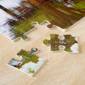 チューリップインスプリングタイムガーデンポカラフルンド ジグソーパズル (側面)