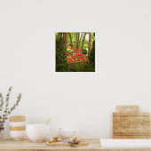 チューリップウィンドウプリント ポスター (キッチン)