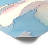 チューリップウォールアートフローラスクエア ポスター (角)