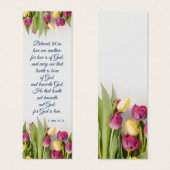 チューリップエレガントフローラスピリチュアル聖句 (正面&裏面)