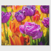 チューリップエンチャントカラフル ラッピングペーパー (フラット)