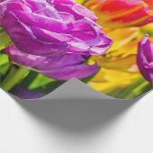 チューリップエンチャントカラフル ラッピングペーパー (角)