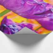 チューリップエンチャントパープル ラッピングペーパー (角)