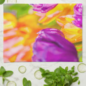 チューリップエンチャント12 キッチンタオル (折り畳み)