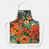 チューリップオンファイア芸術的フローラ花壇v2 エプロン (正面)
