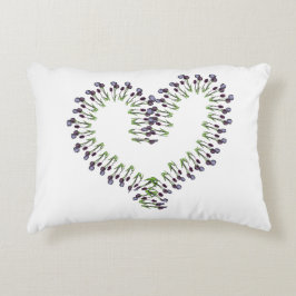 チューリップオープンハートデザイン アクセントクッション