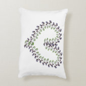 チューリップオープンハートデザイン アクセントクッション (裏面(縦))