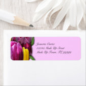 チューリップカスタム差出人住所ラベル ラベル (インサイチュ)