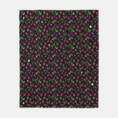 チューリップカラフルの負荷 フリースブランケット (正面)