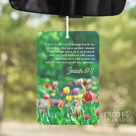 チューリップカラフルガーデンバイブル聖なる書物、 経典 カーエアーフレッシュナー