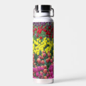 チューリップカラフルガーデンフローラ ウォーターボトル (背面)