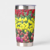 チューリップカラフルガーデンフローラ 保温保冷タンブラー (左面)