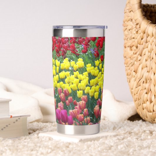 チューリップカラフルガーデンフローラ 保温保冷タンブラー (リビング)