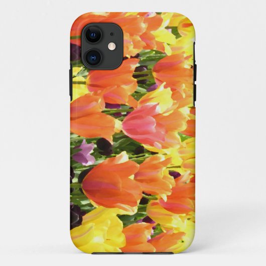 チューリップカラフルガーデン Case-Mate iPhoneケース (裏面)