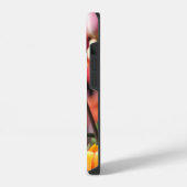チューリップカラフルガーデン iPhoneケース (左側面)