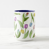 チューリップカラフルパターン マグカップ (中央)