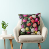 チューリップカラフルフラワーズイースター春 クッション (椅子)